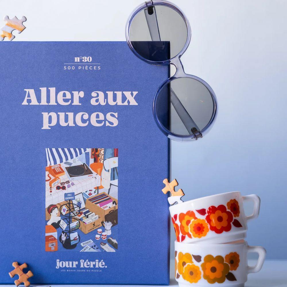 PUZZLE ALLER AUX PUCES - JOUR FERIE